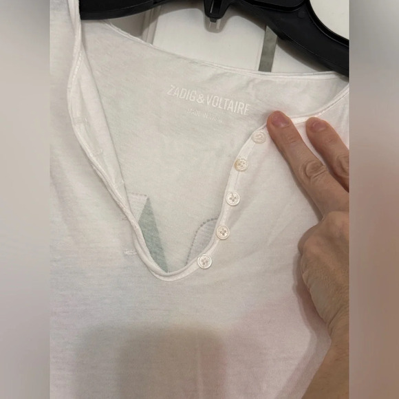 Zadig & Voltaire Tunisien McLove Rainbow T-shirt - Picture 5 of 8